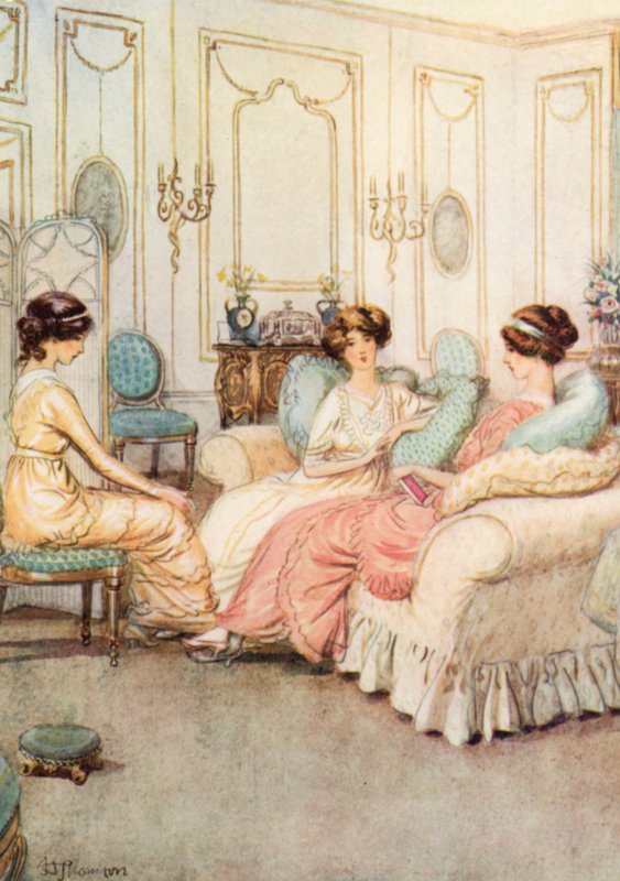 Illustration til J M Barrie The Admirable Crichton af Hugh Thomson
