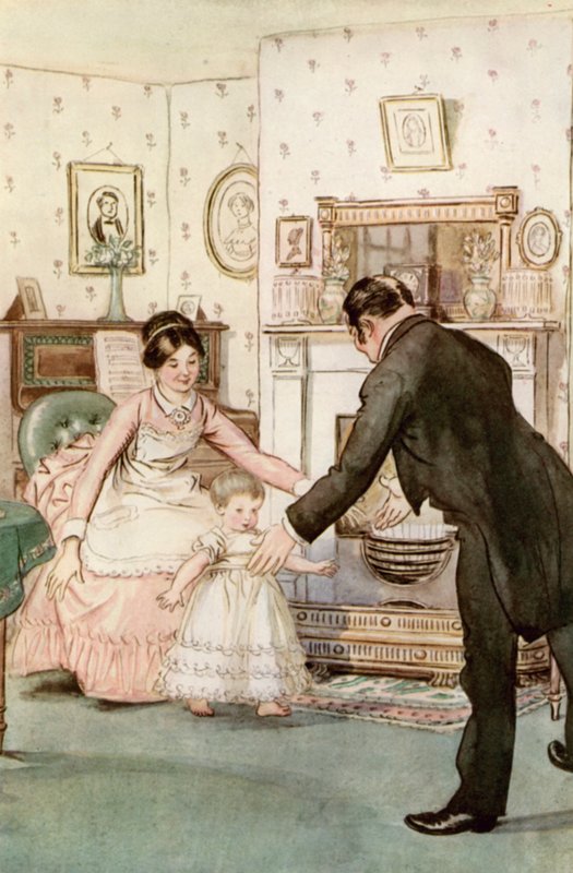 Illustration til J M Barrie The Admirable Crichton af Hugh Thomson
