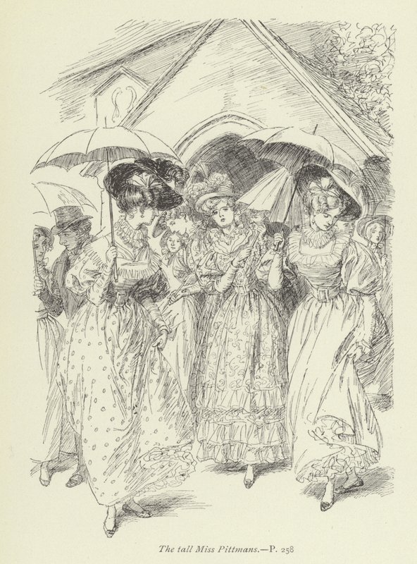 Illustration til Janets Repentance af George Eliot af Hugh Thomson