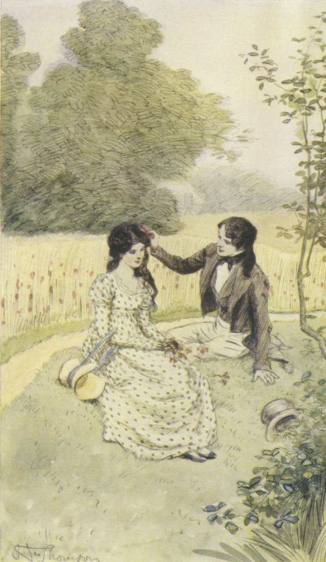 Illustration til Janets anger af George Eliot af Hugh Thomson
