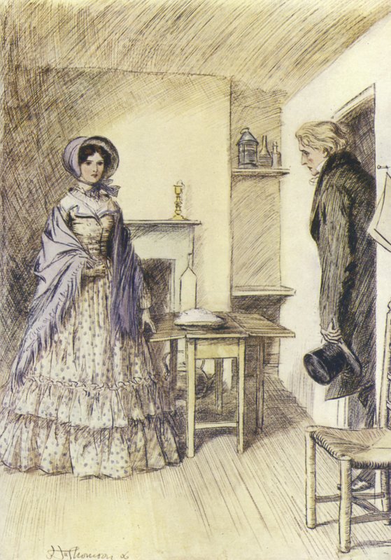 Illustration til Janets Repentance af George Eliot af Hugh Thomson