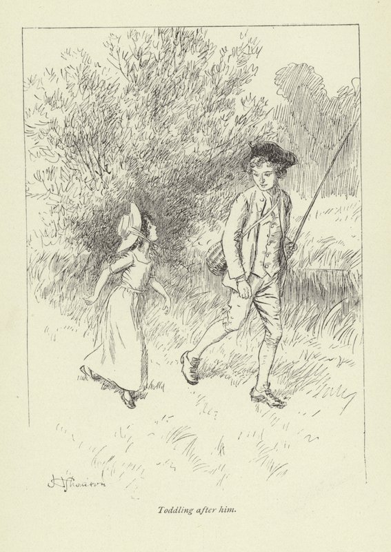 Illustration til Mr Gilfils Love Story af George Eliot af Hugh Thomson