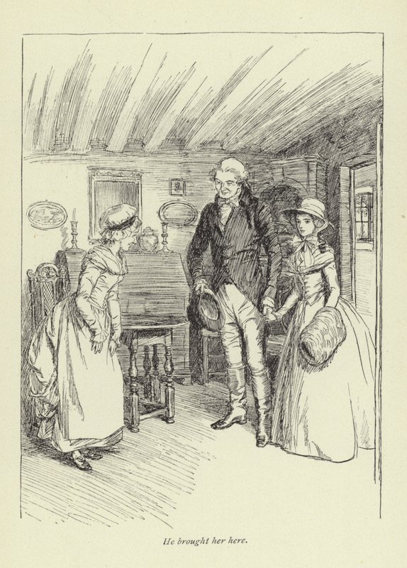 Illustration til Mr Gilfils Love Story af George Eliot af Hugh Thomson
