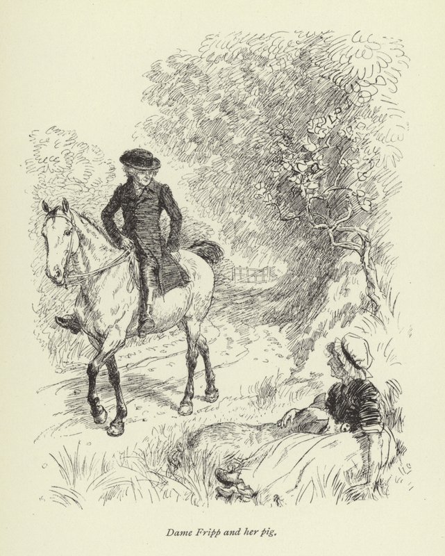 Illustration til Mr Gilfils Love Story af George Eliot af Hugh Thomson