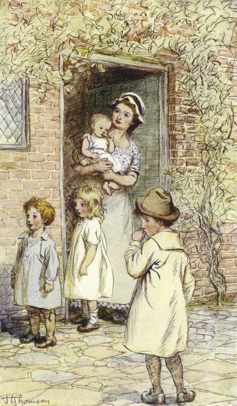 Illustration til Mr Gilfils Love Story af George Eliot af Hugh Thomson