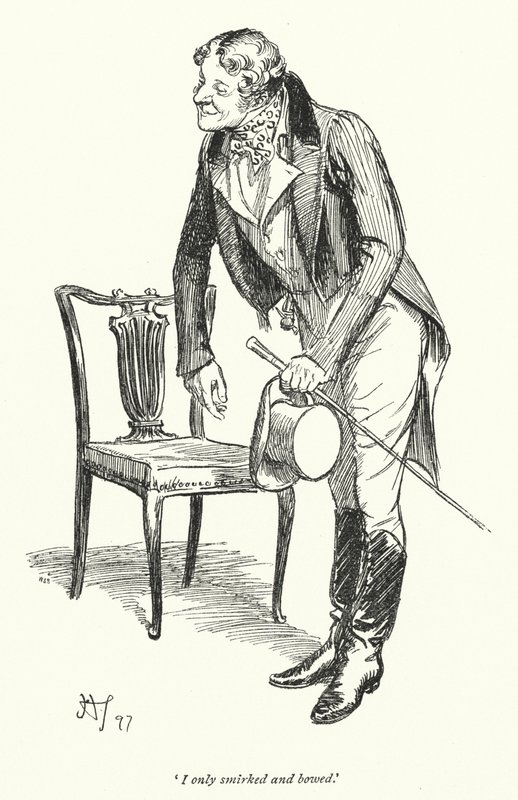 Illustration for Persuasion af Jane Austen (litho) af Hugh Thomson