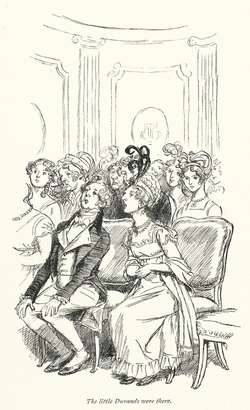Illustration for Persuasion af Jane Austen (litho) af Hugh Thomson