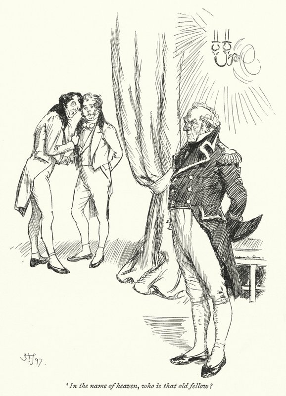 Illustration for Persuasion af Jane Austen (litho) af Hugh Thomson