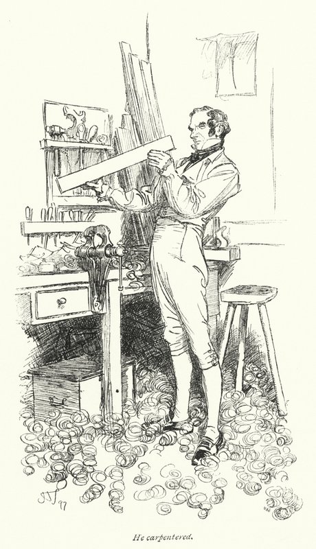 Illustration for Persuasion af Jane Austen (litho) af Hugh Thomson