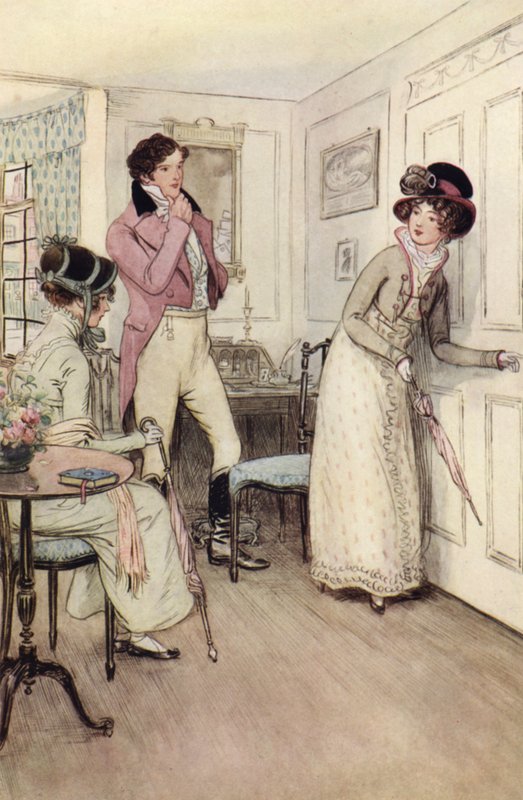 Illustration til Quality Street af Hugh Thomson