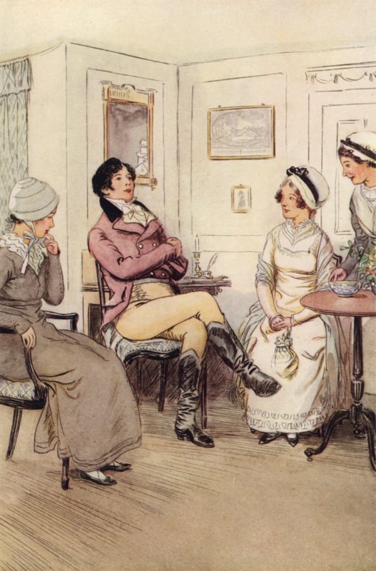 Illustration til Quality Street af Hugh Thomson