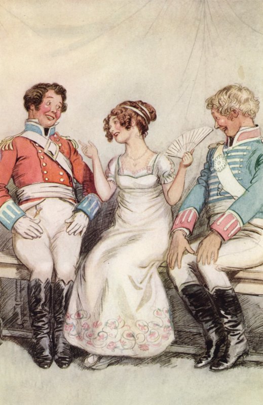 Illustration til Quality Street af Hugh Thomson
