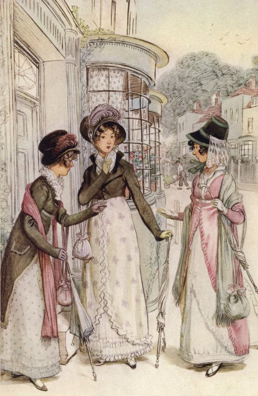 Illustration til Quality Street af Hugh Thomson