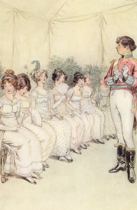 Illustration til Quality Street af Hugh Thomson