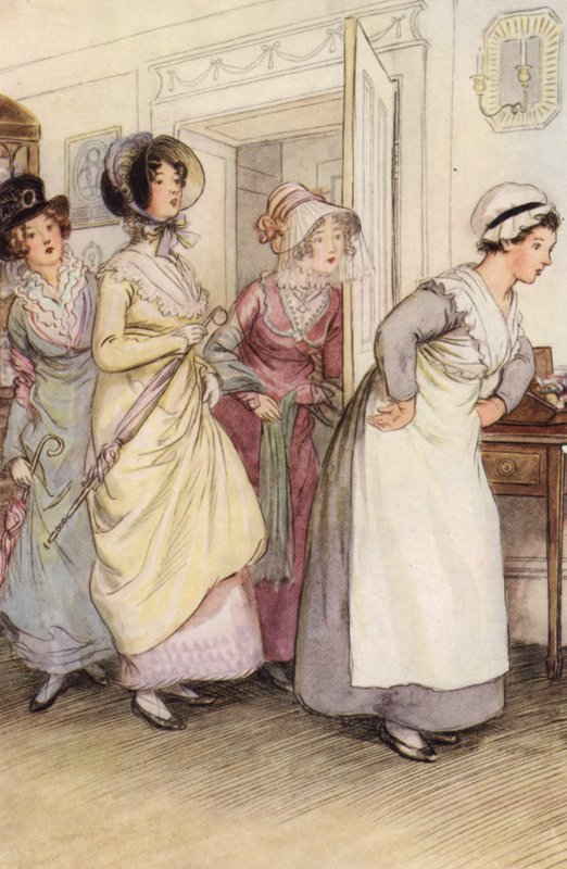 Illustration til Quality Street af Hugh Thomson