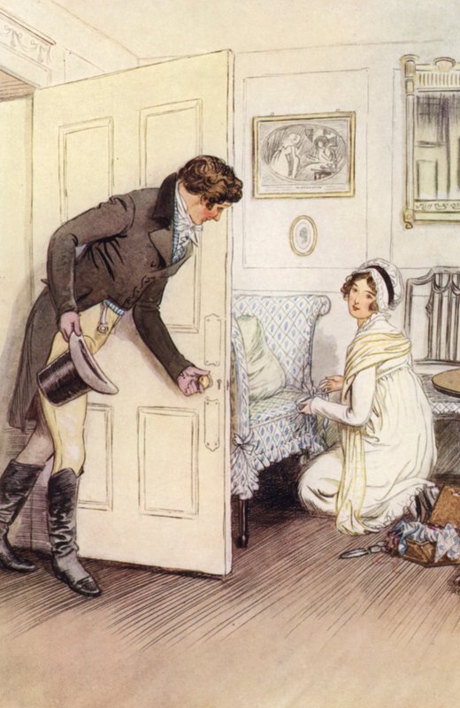 Illustration til Quality Street af Hugh Thomson