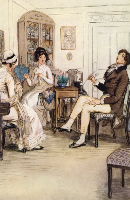 Illustration til Quality Street af Hugh Thomson
