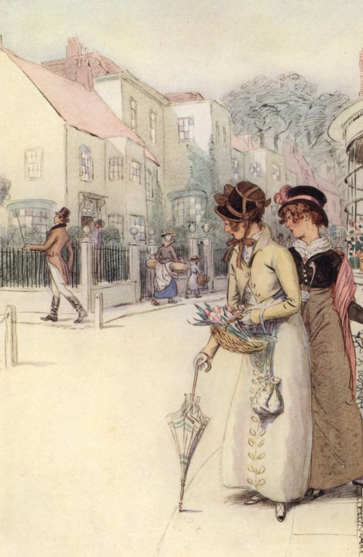 Illustration til Quality Street af Hugh Thomson