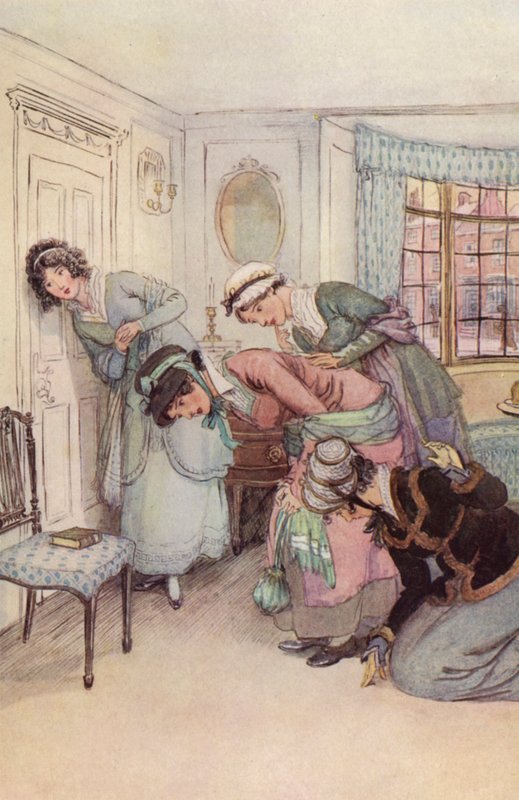 Illustration til Quality Street af Hugh Thomson
