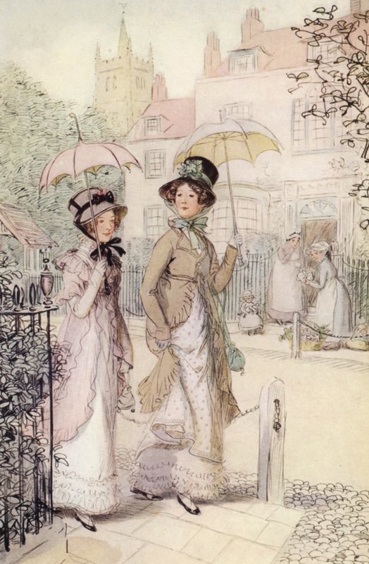 Illustration til Quality Street af Hugh Thomson