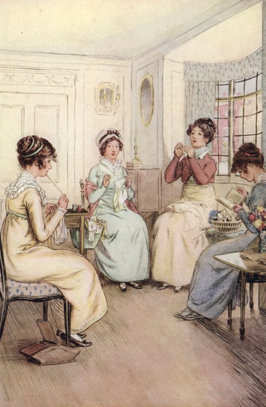 Illustration til Quality Street af Hugh Thomson