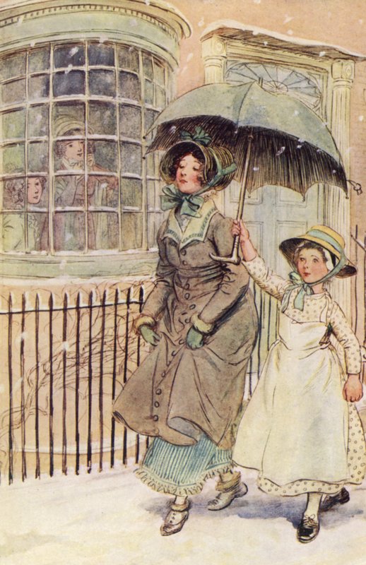 Illustration til Quality Street af Hugh Thomson