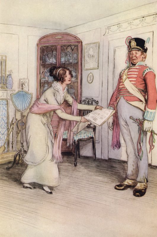 Illustration til Quality Street af Hugh Thomson
