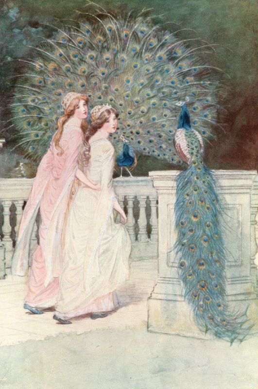 Illustration til Shakespeares, som du kan lide det af Hugh Thomson