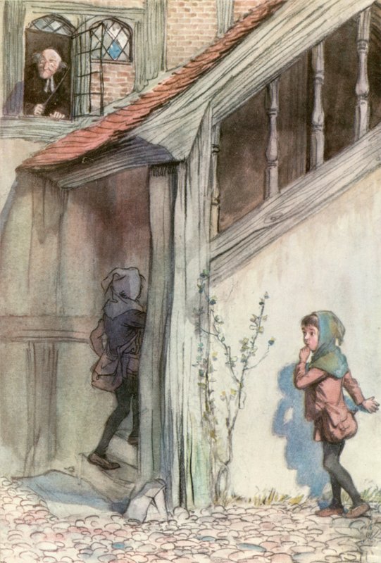 Illustration til Shakespeares, som du kan lide det af Hugh Thomson