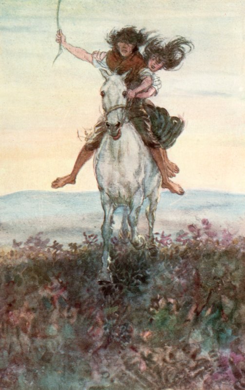 Illustration til Shakespeares, som du kan lide det af Hugh Thomson