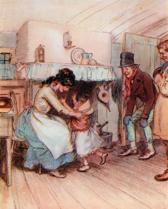 Illustration til The Chimes af Charles Dickens af Hugh Thomson