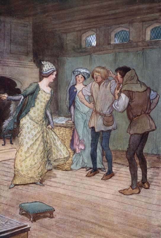 Illustration til The Merry Wives of Windsor af Hugh Thomson
