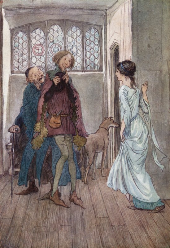 Illustration til The Merry Wives of Windsor af Hugh Thomson
