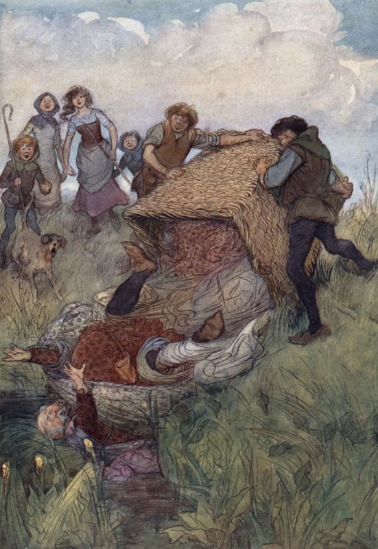 Illustration til The Merry Wives of Windsor af Hugh Thomson