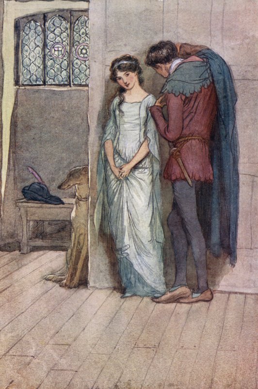 Illustration til The Merry Wives of Windsor af Hugh Thomson