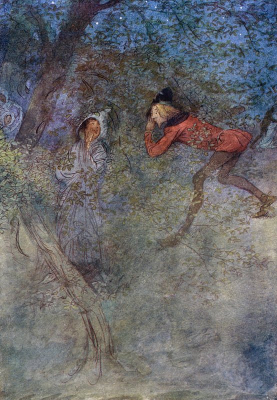 Illustration til The Merry Wives of Windsor af Hugh Thomson