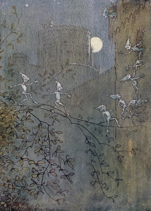 Illustration til The Merry Wives of Windsor af Hugh Thomson