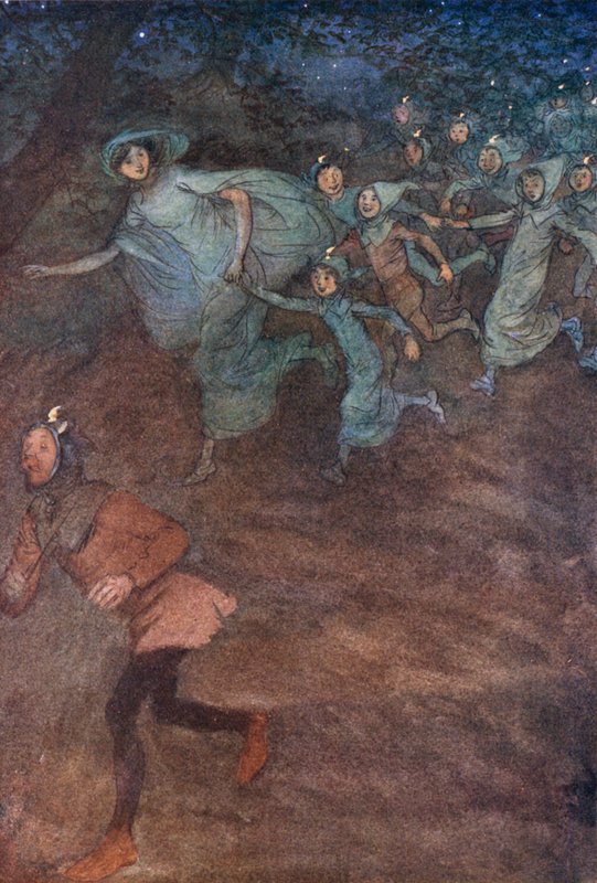 Illustration til The Merry Wives of Windsor af Hugh Thomson