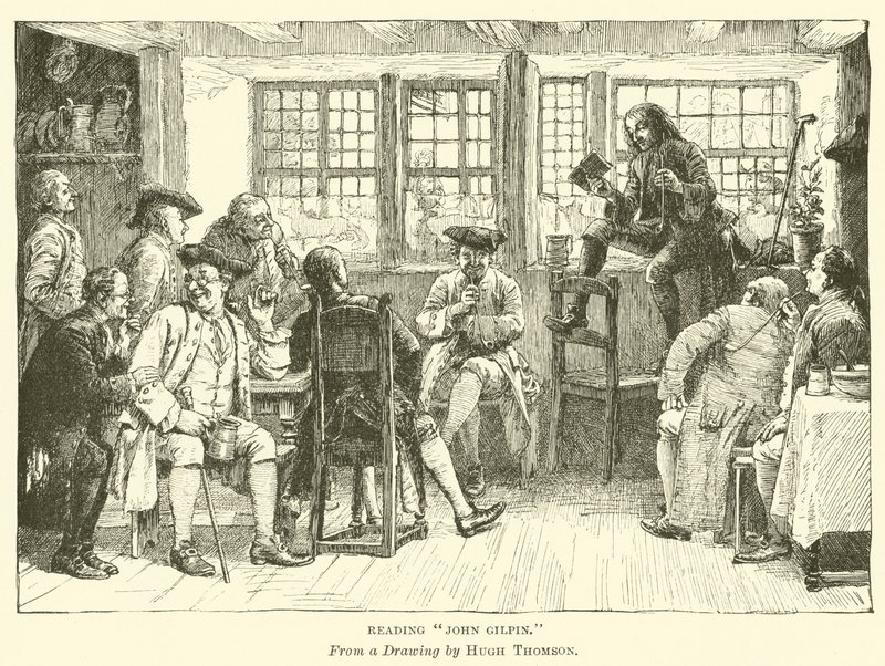 Læser John Gilpin af Hugh Thomson