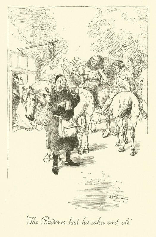 Benåderen (litho) af Hugh Thomson