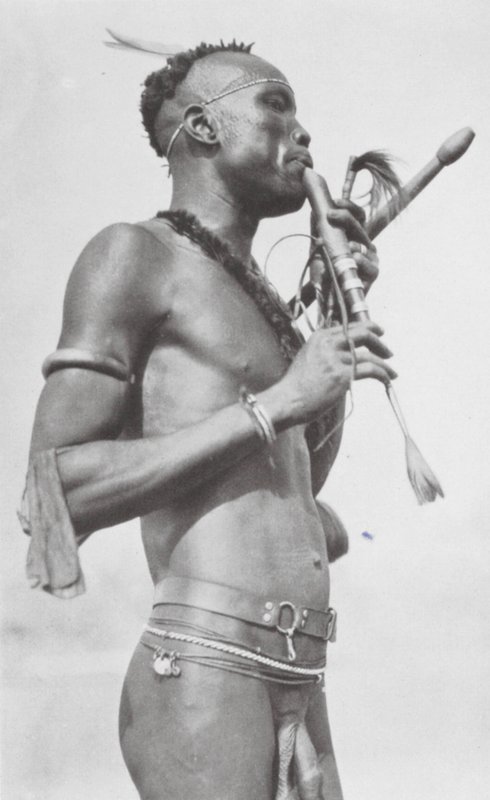 Centralafrikansk Njambara (s/h-foto) af Hugo Adolf Bernatzik