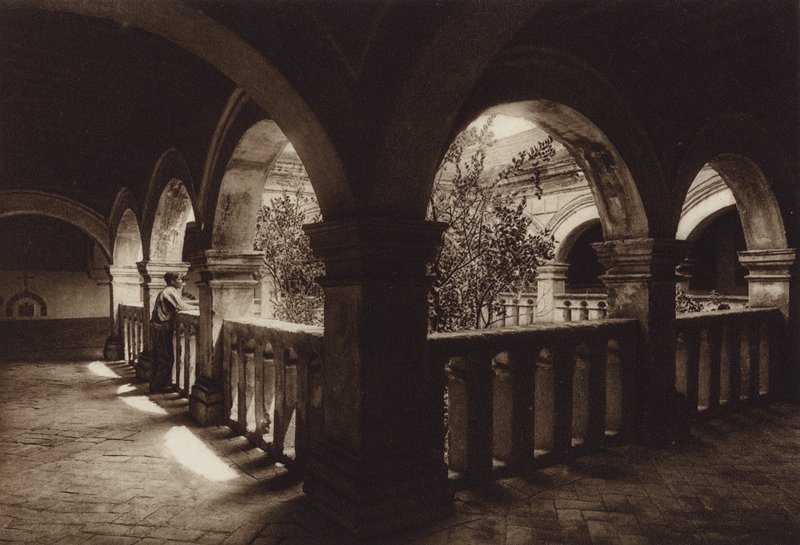 Mexico: Monasterio Churubusco (s/h-foto) af Hugo Brehme