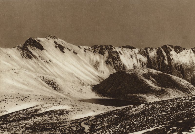 Mexico: Nevado de Toluca, Estado Mejico (s/h-foto) af Hugo Brehme