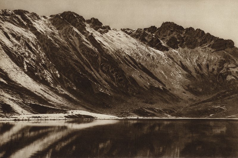 Mexico: Nevado de Toluca, Estado Mejico (s/h-foto) af Hugo Brehme