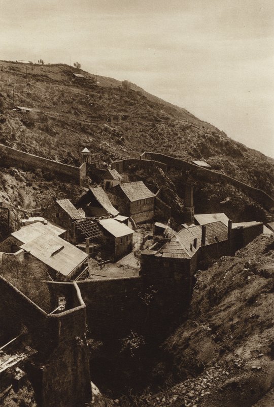 Mexico: Pachuca, tidligere spansk mine (s/h-foto) af Hugo Brehme