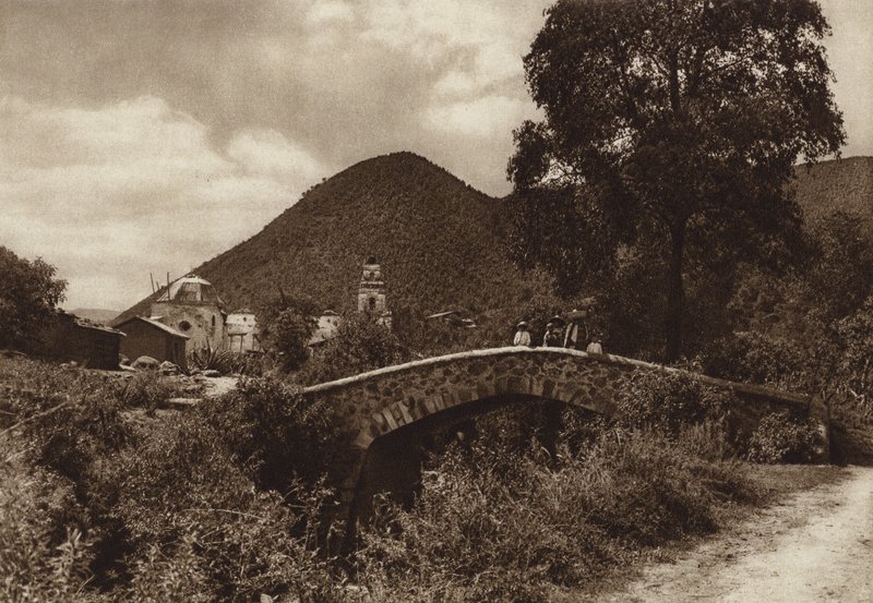 Mexico: San Bartolito (s/h-foto) af Hugo Brehme