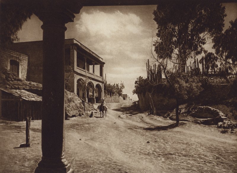 Mexico: San Esteban, udkanten af hovedstaden Mejico (s/h-foto) af Hugo Brehme