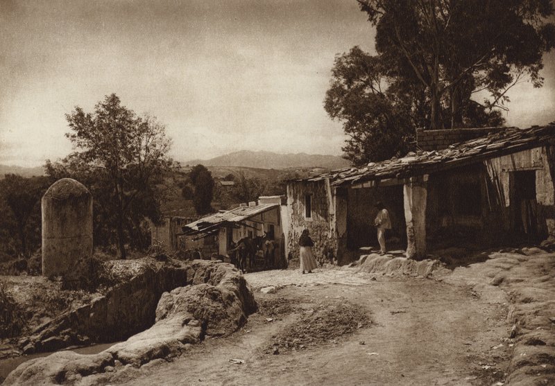 Mexico: San Esteban, udkanten af hovedstaden Mejico (s/h-foto) af Hugo Brehme