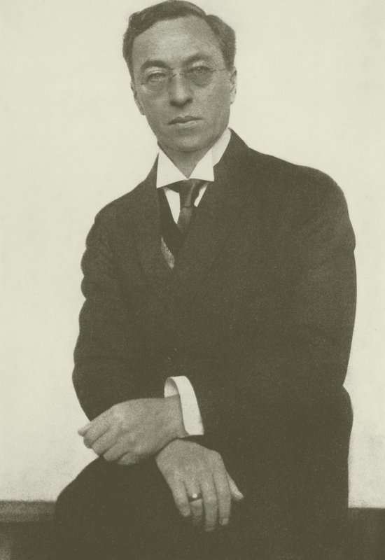 Portræt af Wassily Kandinsky (s/h foto) af Hugo Erfurth