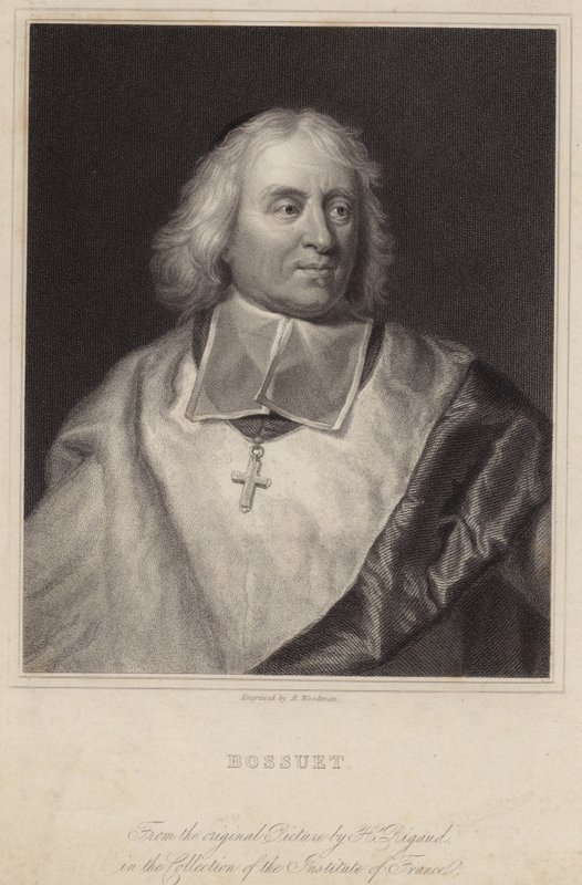 Portræt af Jacques-Benigne Bossuet af Hyacinthe Francois Rigaud